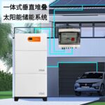 Solar-Powered Home Stacked Energy Storage All-In-One Machine with Large-Capacity Lithium Battery for Household Energy Storage, Lithium Iron Phosphate Battery