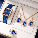Duoduo Cross-Border Shein Popular Luxury Set Bracelet Watch with Diamonds for Women Five-Piece Gift Box Quartz Watch - Image 17