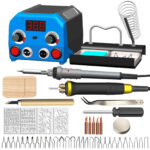 Peng Jia Wood Burning Pen Temperature Adjustment Professional Pyrography Machine Pyrography Tool Gourd Wood Board Hot Stamping Machine Pen Electric Iron - Image 7