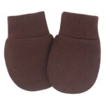 Foreign Trade Solid Color Baby Small Gloves Baby Anti-scratch Gloves Newborn Gloves Warm Single Layer Breathable Gloves