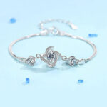 Cross-Border Popular Imitation Moissanite Square Bag Four-Leaf Clover Bracelet for Girls Light Luxury High-End Adjustable Bracelet Wholesale - Image 21