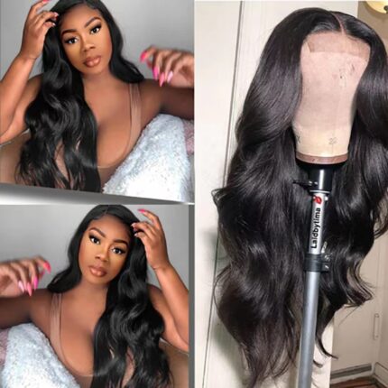 AliExpress new European and American women's large wave wig with long curly hair chemical fiber high temperature silk headgear in stock wholesale