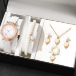 New TikTok Popular Women's Watch Fashion Personality Simple Watch Butterfly Digital Belt Watch suit - Image 28