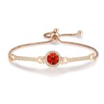 Cross-Border Popular Imitation Moissanite Square Bag Four-Leaf Clover Bracelet for Girls Light Luxury High-End Adjustable Bracelet Wholesale - Image 5