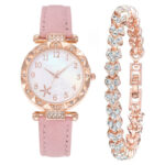 New TikTok Popular Women's Watch Fashion Personality Simple Watch Butterfly Digital Belt Watch suit - Image 36