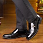 2026 Spring New Men's Business Formal Shoes British Style Leather Shoes Men's Slip-On Casual High-End Wedding Shoes - Image 2