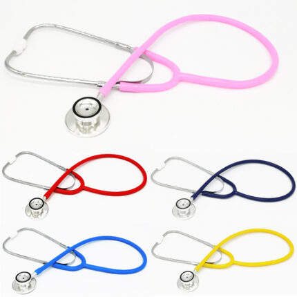 The Source Manufacturer Can Wholesale Aluminum Alloy Dual-Head Stethoscopes, Stainless Steel Ear Hooks, and Colorful Pvc Stethoscopes