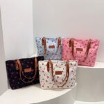 Wholesale Cherry Sweet Style Handheld Tote Bag Women's Bag 2025 Autumn New Large Capacity Shoulder Bag Commuting Underarm Bag