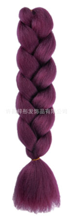 African Wig Jumbo Braid Twist Braids Colorful Dyed Large Braids Synthetic Fiber Gradient Color Large Loose Braids Dirty - Image 20