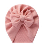 European and American New Baby Pure Color Pullover Hat with Bow Kidsren's Spring & Fall Indian Hat Snake Pattern Baby Boundless Hat - Image 13