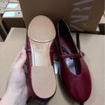 Za Women's Shoes 2025 New Mary Jane Shoes Spring and Autumn New Shallow Mouth Round Toe Slip-On Buckle Shoes - Image 4