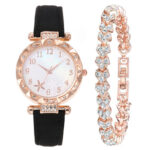 New TikTok Popular Women's Watch Fashion Personality Simple Watch Butterfly Digital Belt Watch suit - Image 35