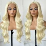 AliExpress new European and American women's large wave wig with long curly hair chemical fiber high temperature silk headgear in stock wholesale - Image 11