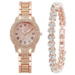 Duoduo Cross-Border Shein Popular Luxury Set Bracelet Watch with Diamonds for Women Five-Piece Gift Box Quartz Watch - Image 43