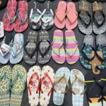 Beach Slippers Men's Flip-Flops Couple Beach Shoes Stock Black Tail Goods Mixed Wholesale Fuzhou Slippers Foreign Africa