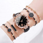 New TikTok Popular Women's Watch Fashion Personality Simple Watch Butterfly Digital Belt Watch suit - Image 32