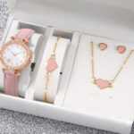 New TikTok Popular Women's Watch Fashion Personality Simple Watch Butterfly Digital Belt Watch suit - Image 12