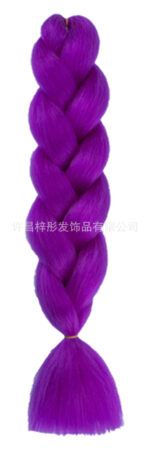 African Wig Jumbo Braid Twist Braids Colorful Dyed Large Braids Synthetic Fiber Gradient Color Large Loose Braids Dirty - Image 56