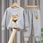 2025 Spring New Style Two-Piece Sweatshirt Set for Boys and Girls, Long-Sleeve and Long Pants, Korean Version Trendy Children's Outfit - Image 12