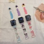 2024 new [Earth] cartoon printing button LED watch fashion square children student electronic watch - Image 2