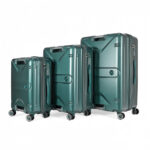 Wholesale Foreign Trade Three-Piece Luggage Set, Casual Travel Suitcase, Carry-On Suitcase with Universal Wheels and Combination Lock - Image 10