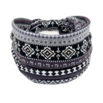 European and American Women's Hairbands African Print Pattern Wide-Brimmed Elastic Knotted Sports Yoga Headbands Women's Headwear Hair Accessories - Image 19