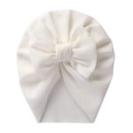 European and American New Baby Pure Color Pullover Hat with Bow Kidsren's Spring & Fall Indian Hat Snake Pattern Baby Boundless Hat - Image 8