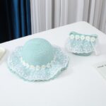 Tiktok Summer Children's Sun Hats in Stock, Straw Hats, Bag Sets, Children's Sun Protection Beach Hats, Straw Sun Hats - Image 40