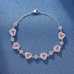 Cross-Border Popular Imitation Moissanite Square Bag Four-Leaf Clover Bracelet for Girls Light Luxury High-End Adjustable Bracelet Wholesale - Image 19