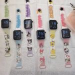 2024 new [Earth] cartoon printing button LED watch fashion square children student electronic watch
