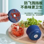 Cross-Border Carefully Selected Household Small Meat Grinder USB Rechargeable Portable Garlic Grinder Household Meat Grinder Food Processor - Image 4