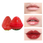 Cross-border Hot Sale Europe and America Hydrating and Moisturizing Strawberry Lip Balm Moisturizing Lip Balm Fruity Lip Gloss Cosmetics Makeup Naked