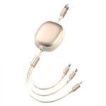 Original Factory Direct Sales One-To-Three Data Cable 100W Fast Charging Three-In-One Company Corporate Gift Advertising Logo Customization - Image 5