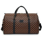 New Short-Distance Travel Bag Storage Bag, Fashionable Leather Portable Travel Bag, Large Capacity Dry and Wet Separation Fitness Bag - Image 10
