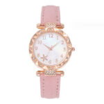 New TikTok Popular Women's Watch Fashion Personality Simple Watch Butterfly Digital Belt Watch suit - Image 5