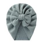 European and American New Baby Pure Color Pullover Hat with Bow Kidsren's Spring & Fall Indian Hat Snake Pattern Baby Boundless Hat - Image 15