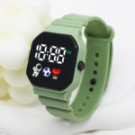 Cross-border Hot Selling C3-12 Spaceman LED Electronic Watch Square Digital Sports Student Key Electronic Watch - Image 8