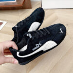 Retro Color-Blocked Soft-Soled Training Shoes 2026 Thin-Soled Running Shoes Spring and Summer New Sports Casual Shoes - Image 4