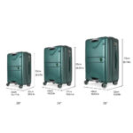 Wholesale Foreign Trade Three-Piece Luggage Set, Casual Travel Suitcase, Carry-On Suitcase with Universal Wheels and Combination Lock - Image 5