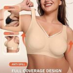 Cross-Border Foreign Trade European and American Size Soft Support Large Size Big Bust Women's Seamless Wireless Jelly Bra Comfortable for Plus-Size Women - Image 3