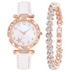 New TikTok Popular Women's Watch Fashion Personality Simple Watch Butterfly Digital Belt Watch suit - Image 33