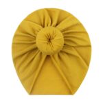 New European and American Baby Pullover Hat, Cute Pure Color Donut Kidsren's Hat, Summer Thin Baby Fetal Cap - Image 15