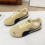 Retro Color-Blocked Soft-Soled Training Shoes 2026 Thin-Soled Running Shoes Spring and Summer New Sports Casual Shoes - Image 9