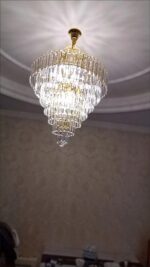 Modern Minimalist Crystal Chandelier, Warm and Romantic Bedroom Chandelier, Direct Sales from Zhongshan Lighting Manufacturer, Main Light for Living Room and Lobby - Image 9