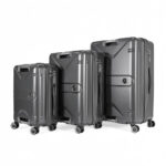 Wholesale Foreign Trade Three-Piece Luggage Set, Casual Travel Suitcase, Carry-On Suitcase with Universal Wheels and Combination Lock - Image 9