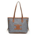 2026 Color-Blocked Large-Capacity Tote Bag Versatile Niche Design Simple Shoulder Bag Women's Dog Tooth Tote Bag - Image 8