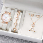 New TikTok Popular Women's Watch Fashion Personality Simple Watch Butterfly Digital Belt Watch suit - Image 37