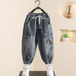 Boys and Middle-Aged Kidsren's Suits Autumn and Winter 2025 New Style Kidsren's Fashionable Velvet Sweatshirt Boys Handsome and Casual - Image 15