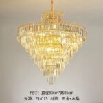 Modern Minimalist Crystal Chandelier, Warm and Romantic Bedroom Chandelier, Direct Sales from Zhongshan Lighting Manufacturer, Main Light for Living Room and Lobby - Image 11