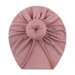 New European and American Baby Pullover Hat, Cute Pure Color Donut Kidsren's Hat, Summer Thin Baby Fetal Cap - Image 11
